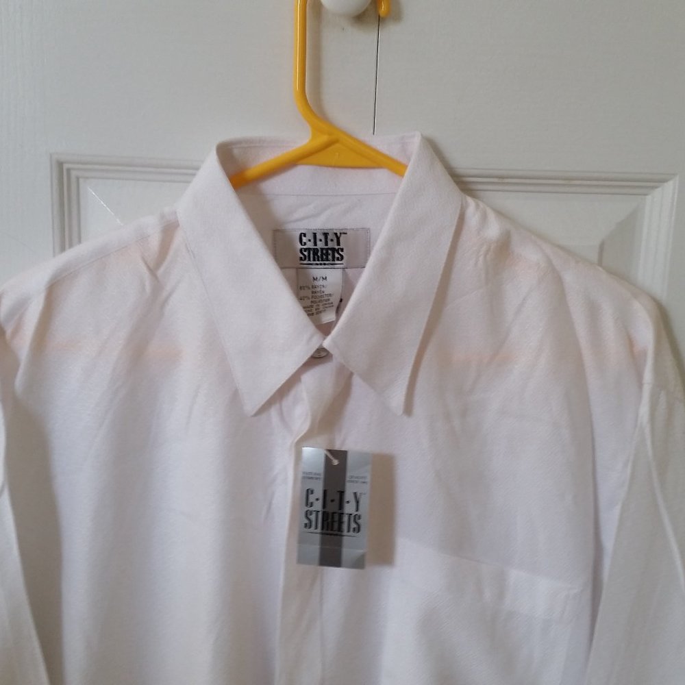 City Street LS White Shirt - Medium